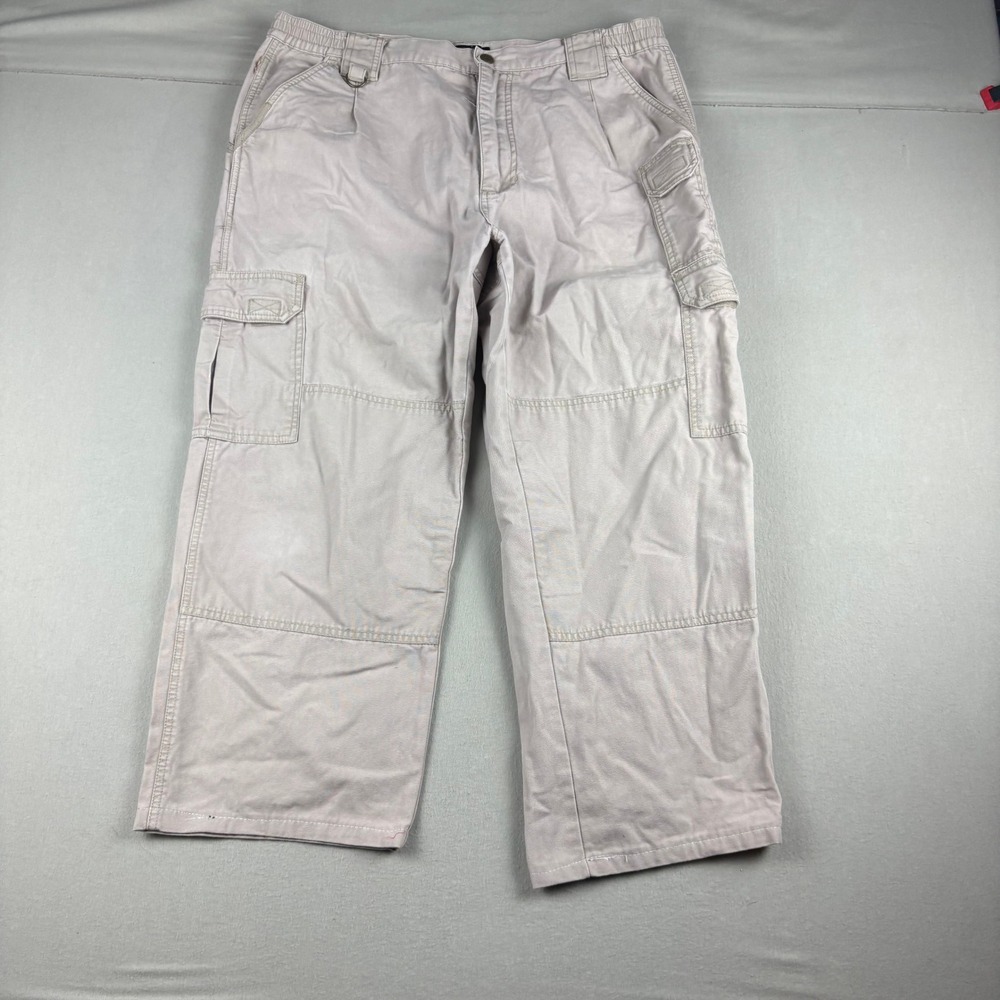 5.11 Tactical Series 74251 Mens Cargo Pants 38x30 Khaki Tan Cotton Canvas Work